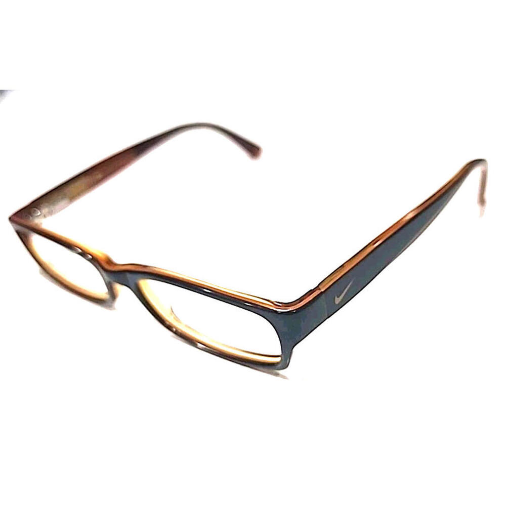 Nike 5505 033 Kids Gray Orange Rectangle Eyeglasses Frame 46-15 135